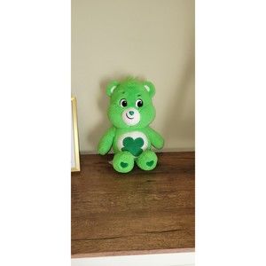 Care Bears 14" Good Luck Bear Green Lucky Shamrock  2020 Stuffy Stuffed Animal